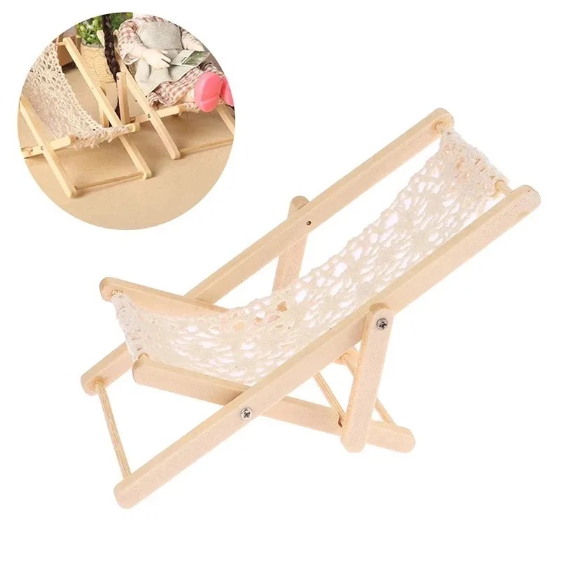 Outdoor Furniture Diy - Składane krzesło plażowe w skali 1/12,