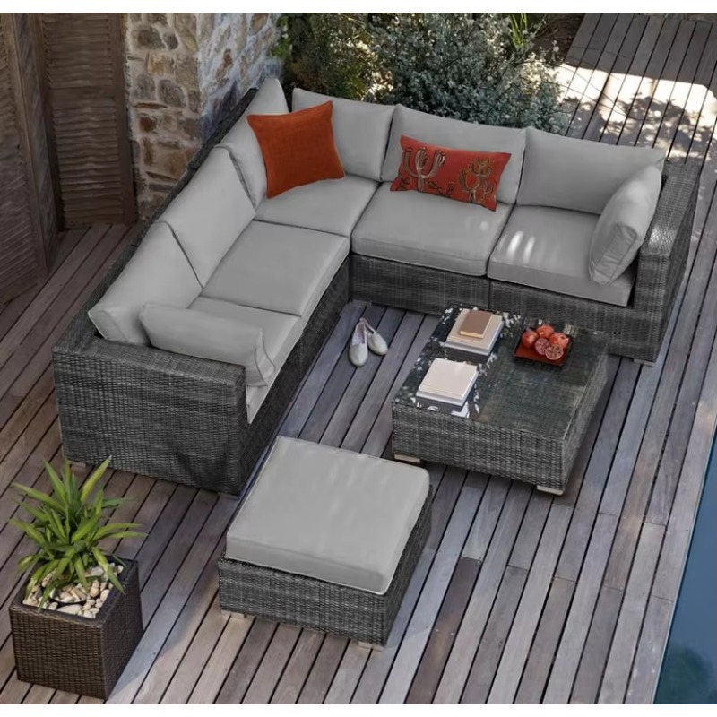Sofy ogrodowe modułowe 6-osobo – Outdoor Furniture Luxury recenzja i cena