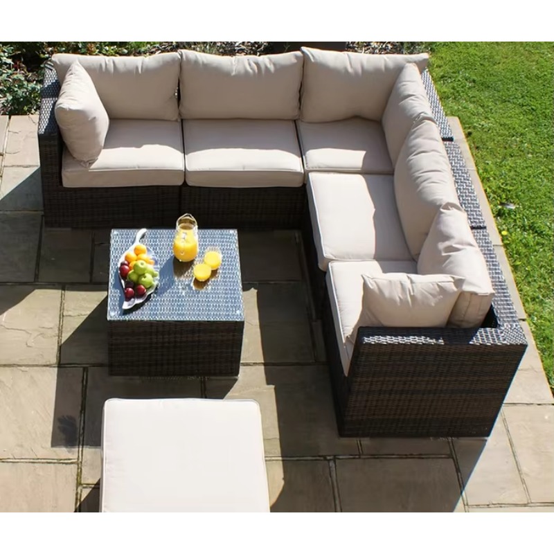 Sofy ogrodowe modułowe 6-osobo – Outdoor Furniture Luxury recenzja i cena