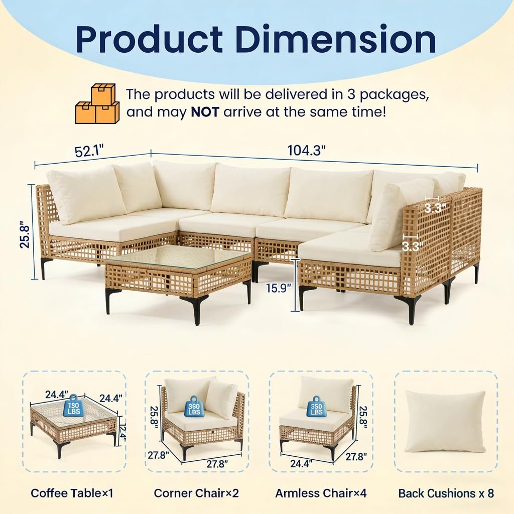 7-częściowy zestaw mebli ogrod – Outdoor Furniture Luxury recenzja i cena