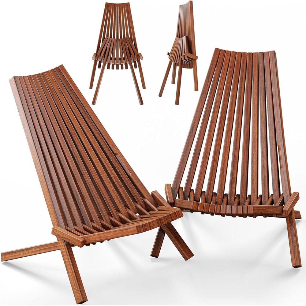 Zestaw 2 drewnianych składanyc – Outdoor Furniture Diy recenzja i cena