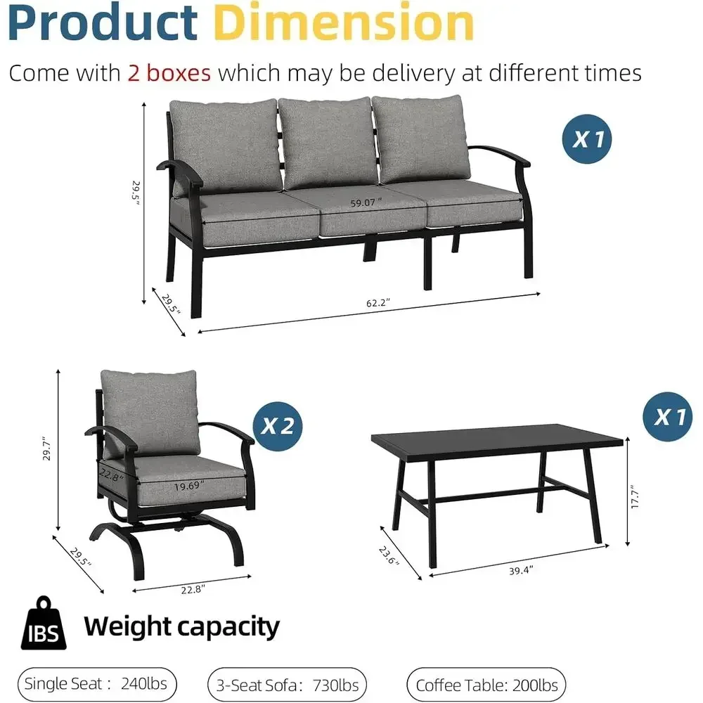 Szary, metalowy zestaw mebli o – Outdoor Furniture Metal Chairs recenzja i cena