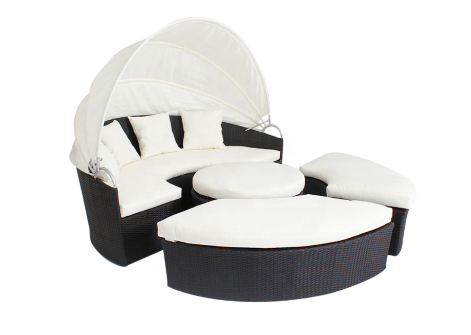 Okrągły zestaw mebli ogrodowyc – Outdoor Daybed Furniture recenzja i cena