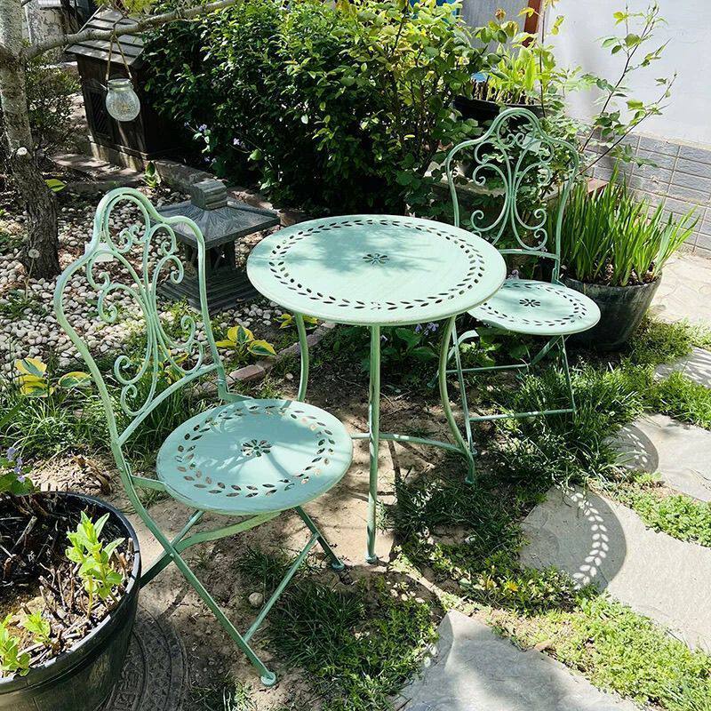 Francuski rustykalny stół i kr – Outdoor Furniture Metal Chairs recenzja i cena