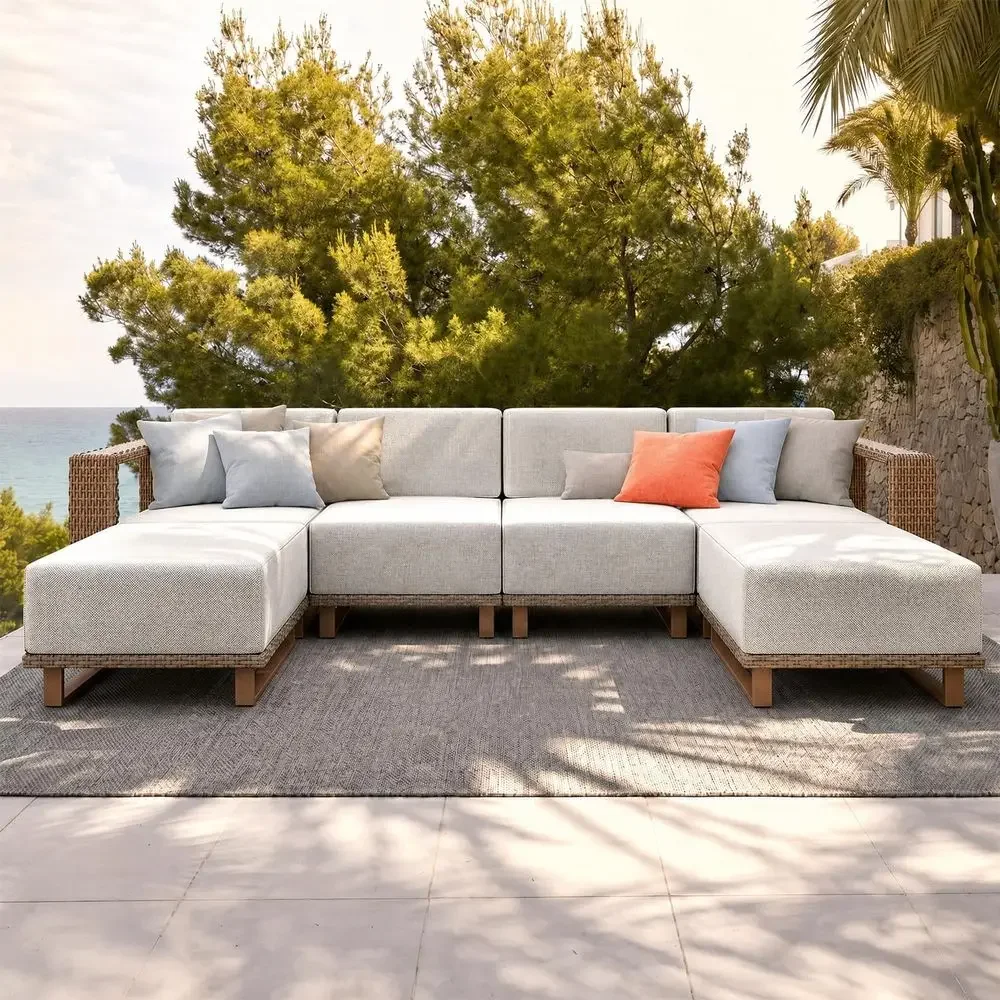 6-częściowy zestaw wypoczynkow – Outdoor Furniture Luxury recenzja i cena